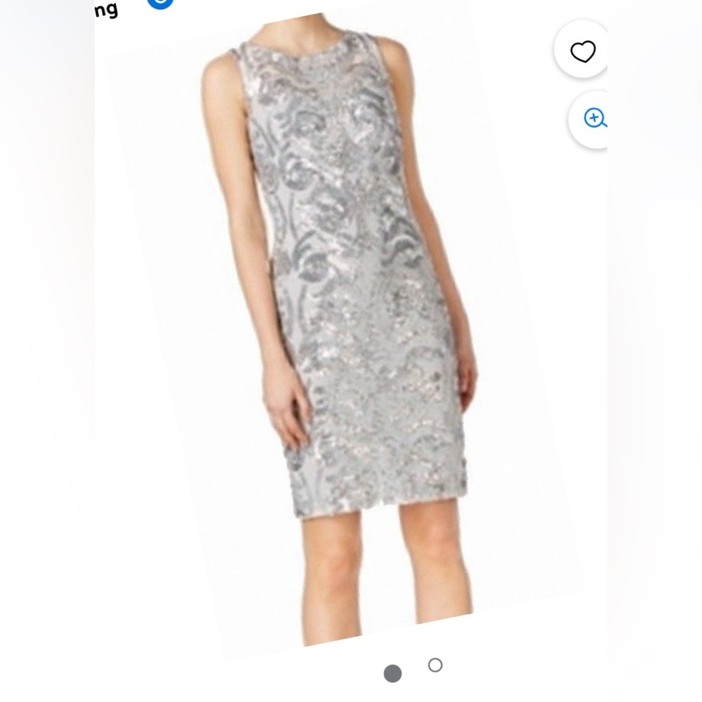 NWT Calvin Klein Women's Sequined Sheath Dress